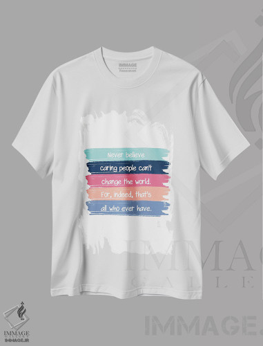 تیشرت طرح دار نقل قول مید، هنر دیجیتال اثر آلیسا بانتا | فروشگاه ایماژ