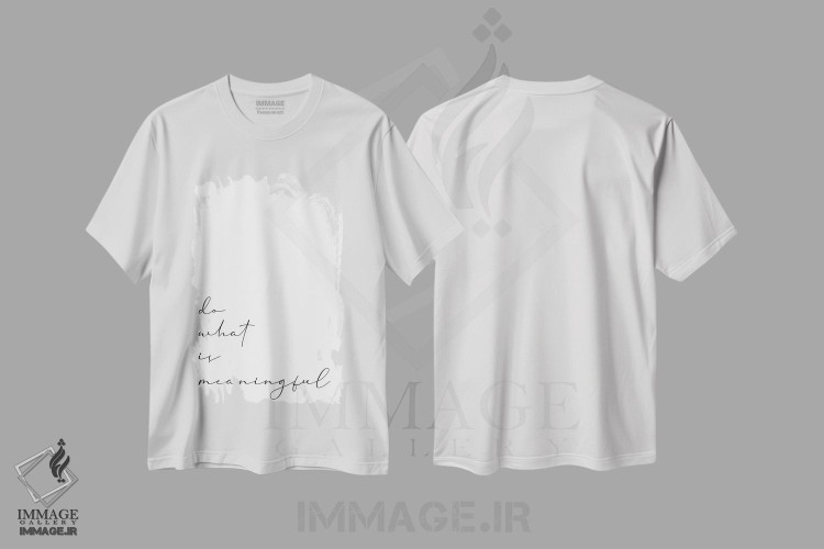 تیشرت طرح دار کاری را انجام بده که معنا دارد، هنر دیجیتال اثر آلیسا بانتا | immage.ir