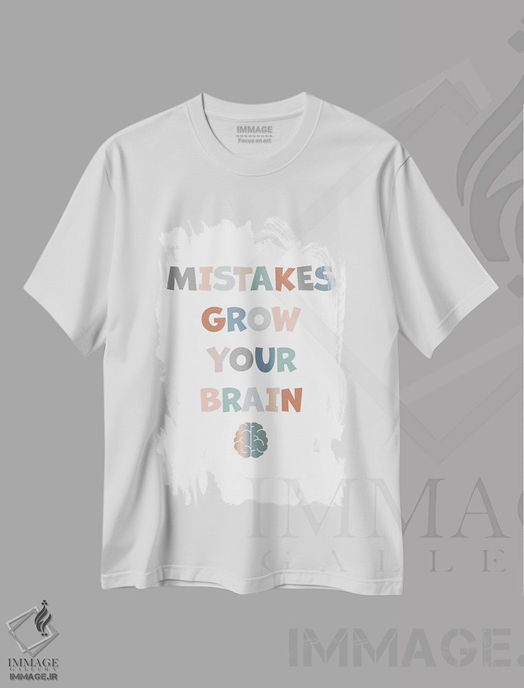 تیشرت طرح دار اشتباهات خنثی، هنر دیجیتال اثر آلیسا بانتا | immage.ir