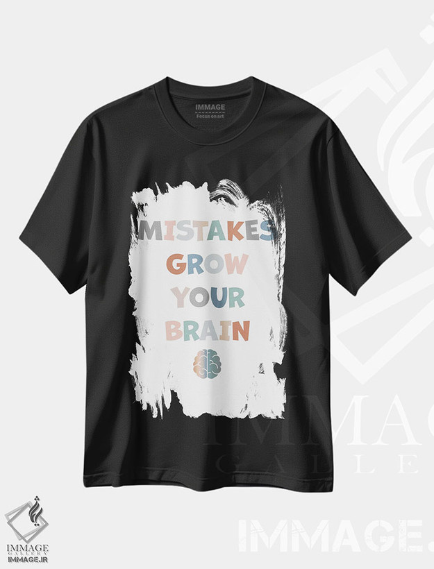تیشرت طرح دار اشتباهات خنثی، هنر دیجیتال اثر آلیسا بانتا | فروشگاه ایماژ