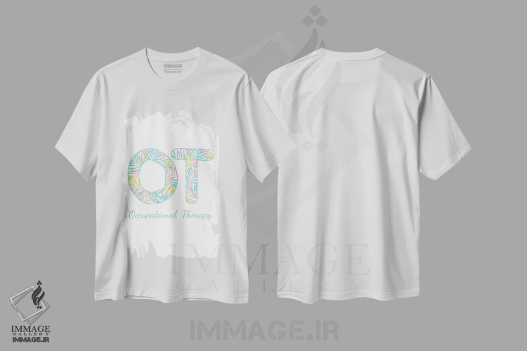 تیشرت طرح دار کاردرمانی گرمسیری، هنر دیجیتال اثر آلیسا بانتا | فروشگاه ایماژ