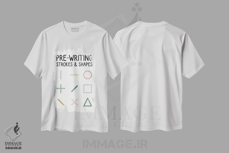 تیشرت طرح دار پیش نویسی، هنر دیجیتال اثر آلیسا بانتا | immage.ir