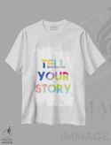 تیشرت طرح دار داستانت را بگو، هنر دیجیتال اثر آلیسا بانتا | فروشگاه ایماژ