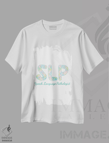 تیشرت طرح دار گفتاردرمانی گرمسیری، هنر دیجیتال اثر آلیسا بانتا | فروشگاه ایماژ