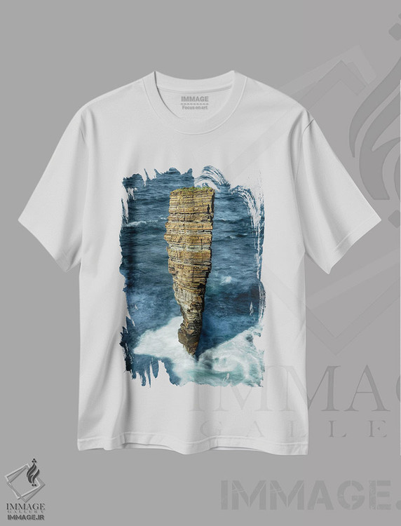 تیشرت طرح دار نشکستنی، مدیوم اثر آدام برتون | فروشگاه ایماژ
