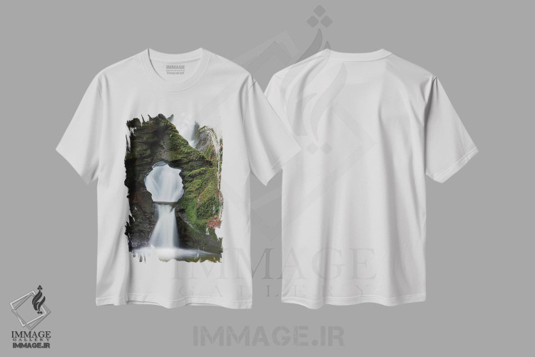 تیشرت طرح دار چاه مرلین، تزئینی اثر آدام برتون | immage.ir