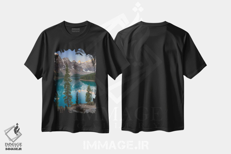 تیشرت طرح دار نگهبانان دریاچه مورین، مدیوم اثر آدام برتون | immage.ir