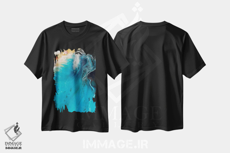 تیشرت طرح دار فراتر رفتن موئتد، آبستره اثر آنتوانل | immage.ir