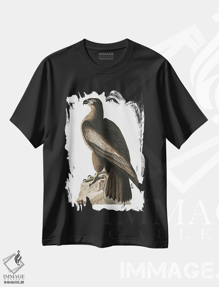 تیشرت طرح دار عقاب دریایی بزرگ آمریکا، هنر دیجیتال اثر جان جیمز آدوبون | immage.ir