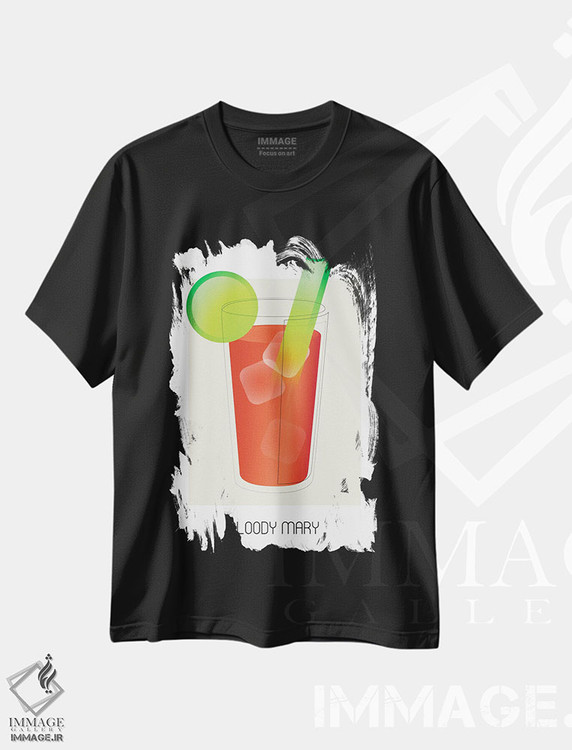 تیشرت طرح دار بلادی مری، تزئینی اثر ادیلوم | فروشگاه ایماژ