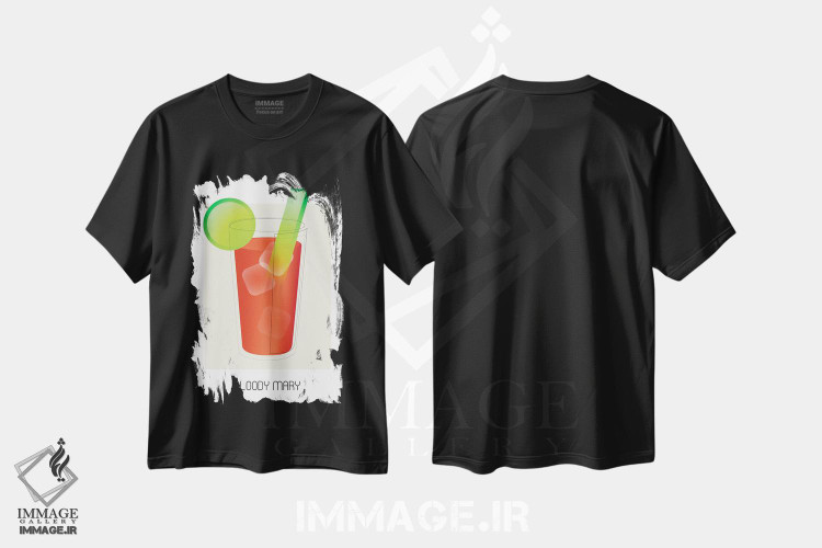 تیشرت طرح دار بلادی مری، تزئینی اثر ادیلوم | فروشگاه ایماژ