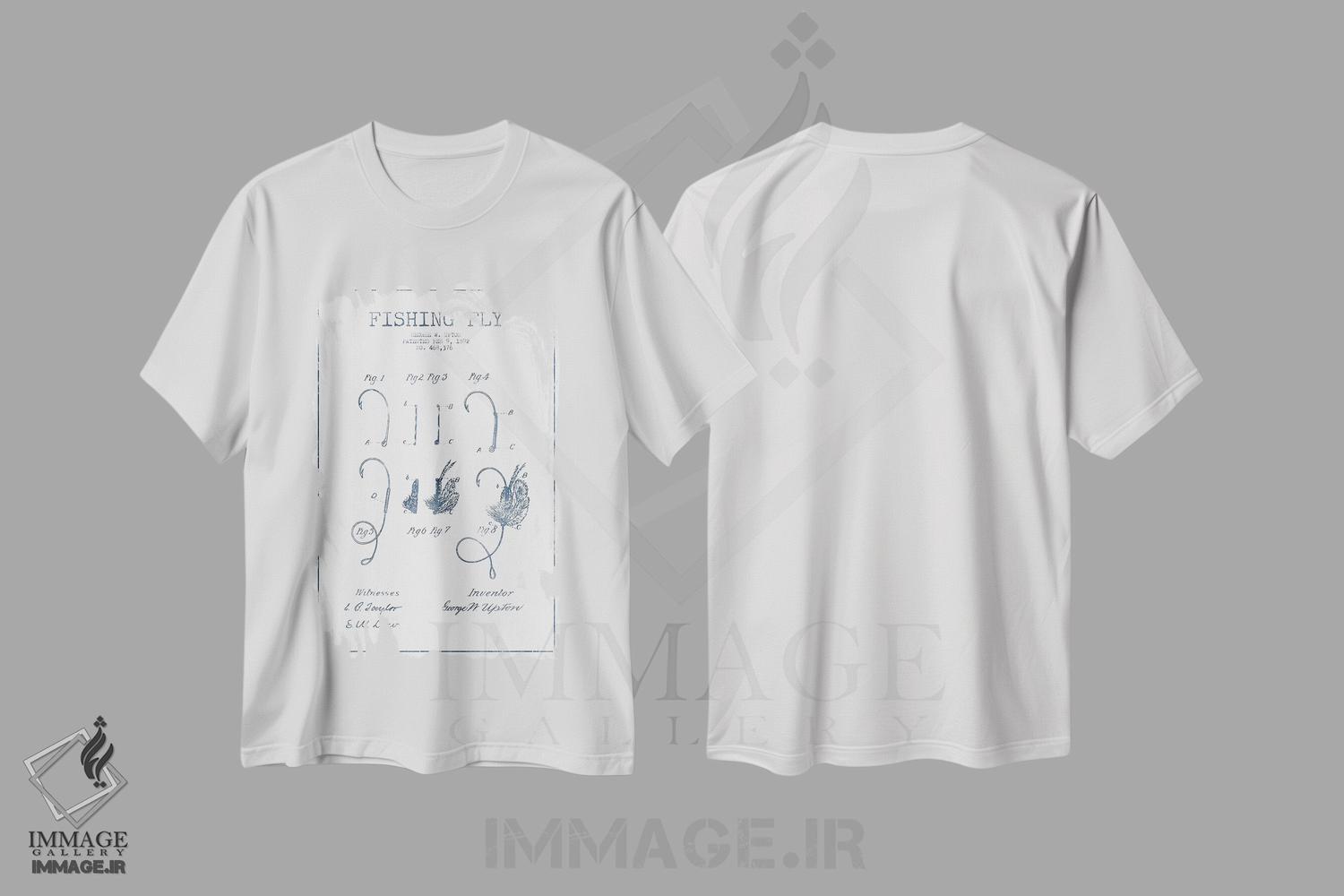 تیشرت طرح دار آثار پیکسل کهنه - immage.ir