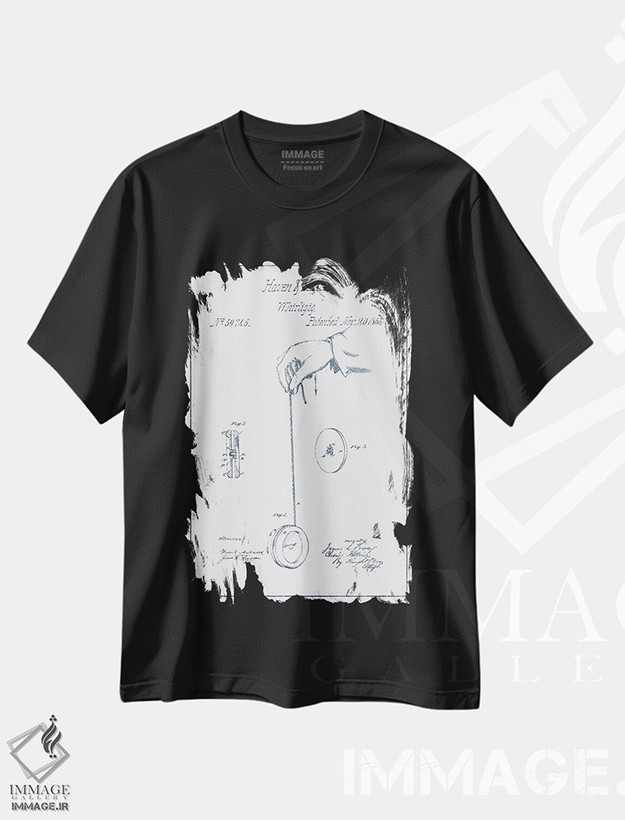تیشرت طرح دار طرح اختراع اسباب بازی گردان هاون و هت ریچ، وینتیج و رترو اثر پیکسل کهنه | فروشگاه ایماژ