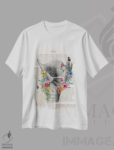 تیشرت طرح دار چاپ آناتومی حنجره، هنر دیجیتال اثر پیکسل کهنه | فروشگاه ایماژ