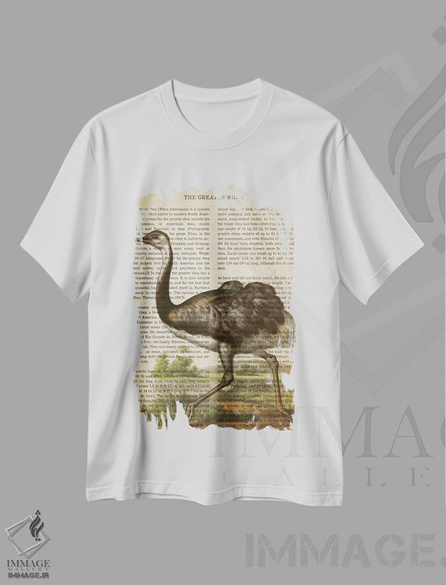 تیشرت طرح دار چاپ وینتیج رئا بزرگ، تزئینی اثر پیکسل کهنه | فروشگاه ایماژ