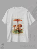 تیشرت طرح دار قارچ لاکاریا لاکاتا، تزئینی اثر پیکسل کهنه | فروشگاه ایماژ