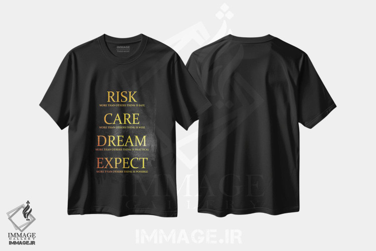 تیشرت طرح دار ریسک کن، هنر دیجیتال اثر آدریان بالدُوینو | immage.ir