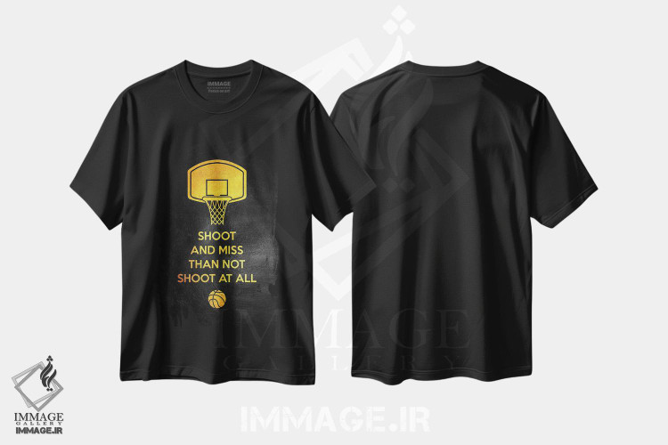 تیشرت طرح دار فقط شوت کن، هنر دیجیتال اثر آدریان بالدُوینو | فروشگاه ایماژ