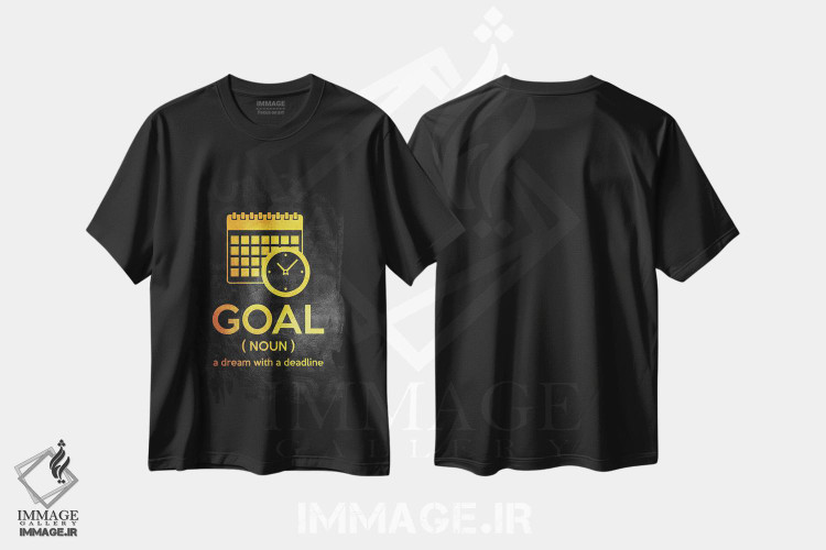 تیشرت طرح دار هدف گذاری کن، تزئینی اثر آدریان بالدُوینو | immage.ir