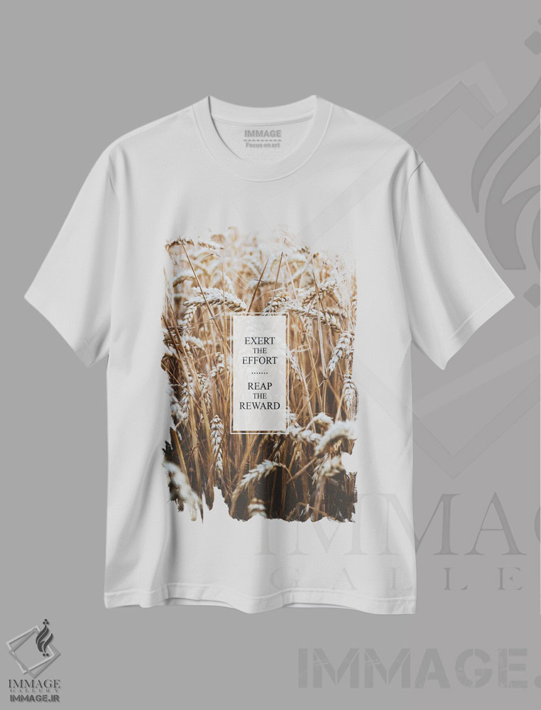 تیشرت طرح دار تلاش کن تا به پاداش برسی، مدیوم اثر آدریان بالدُوینو | فروشگاه ایماژ