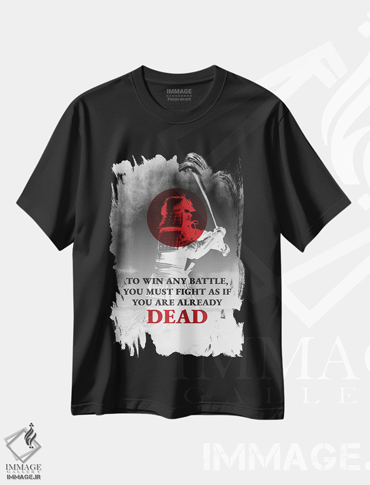 تیشرت طرح دار مبارز مرگبار، هنر دیجیتال اثر آدریان بالدُوینو | فروشگاه ایماژ