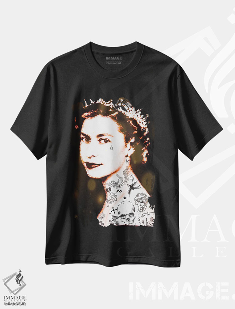 تیشرت طرح دار لیزی تتو شده، دکوراسیون جایگزین اثر اندرو ام بارلو | immage.ir