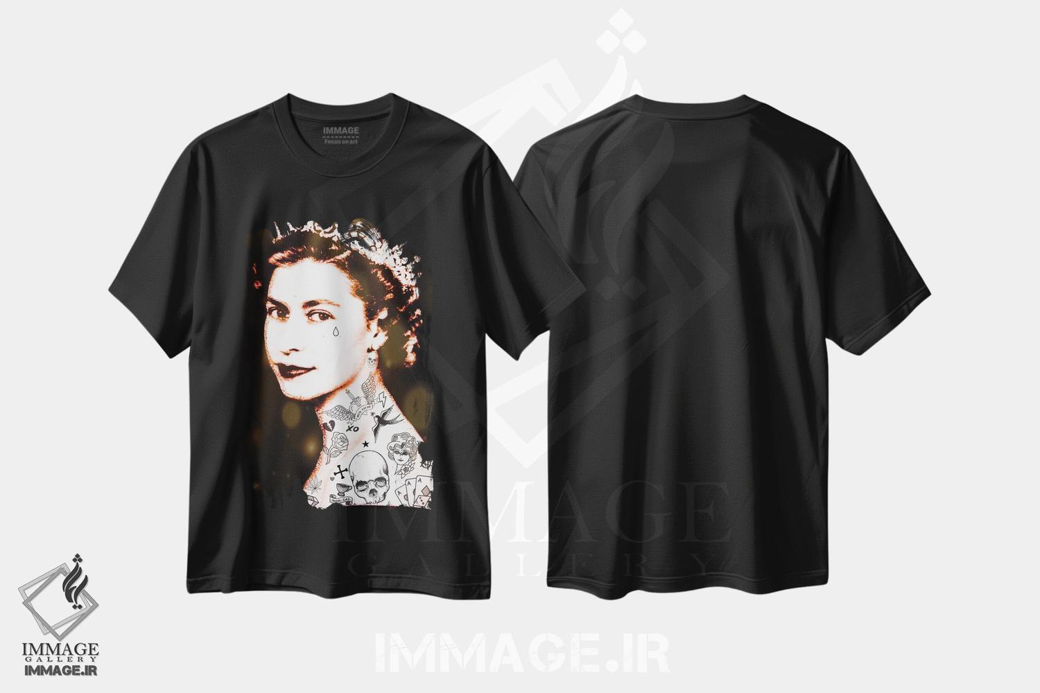 تیشرت طرح دار لیزی تتو شده، دکوراسیون جایگزین اثر اندرو ام بارلو | immage.ir
