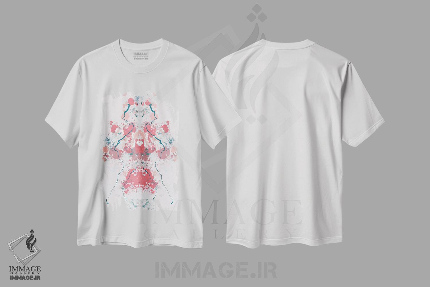تیشرت طرح دار لکهٔ جوهر رز اثر اندرو ام بارلو | immage.ir