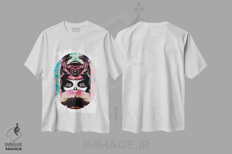 تیشرت طرح دار دختر گیشای سامورایی ۲، دکوراسیون جایگزین اثر اندرو ام بارلو | immage.ir