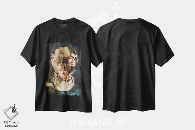 تیشرت طرح دار جمجمهٔ ویکتوریایی، دکوراسیون جایگزین اثر اندرو ام بارلو | فروشگاه ایماژ