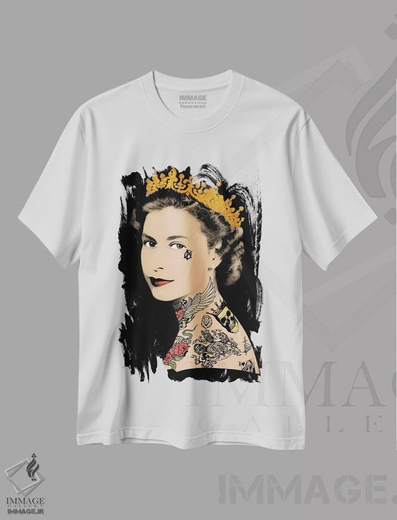 تیشرت طرح دار لیزی دوم، دکوراسیون جایگزین اثر اندرو ام بارلو | فروشگاه ایماژ