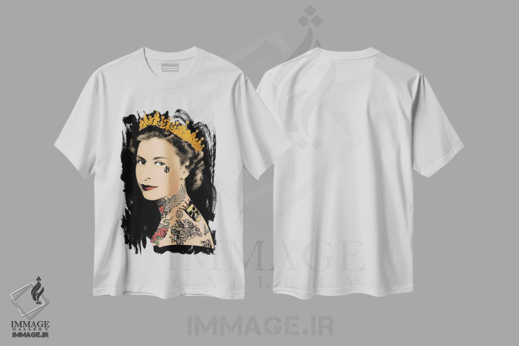 تیشرت طرح دار لیزی دوم، دکوراسیون جایگزین اثر اندرو ام بارلو | فروشگاه ایماژ