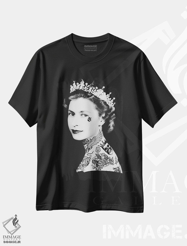 تیشرت طرح دار لیزی دوم، دکوراسیون جایگزین اثر اندرو ام بارلو | فروشگاه ایماژ
