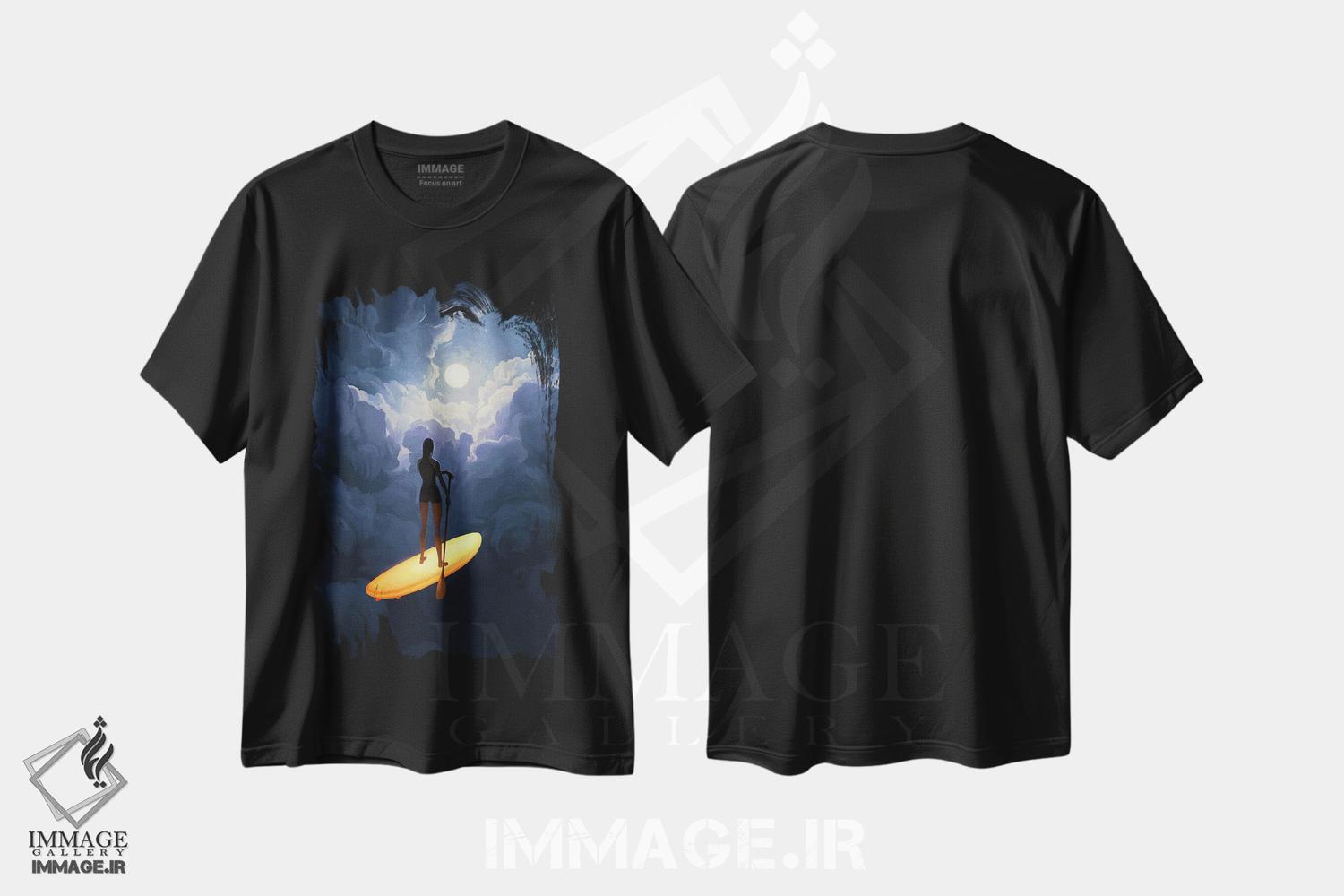 تیشرت طرح دار معجزه، دکوراسیون جایگزین اثر آرتم رادس چبوخا | فروشگاه ایماژ