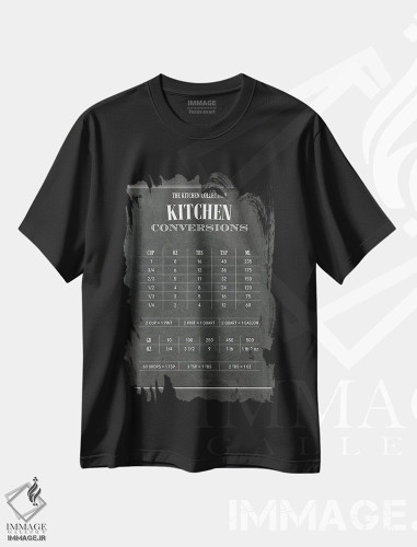 تیشرت طرح دار تبدیلات آشپزخانه ای، هنر دیجیتال اثر پوسترهای طراحی آلچرا | فروشگاه ایماژ