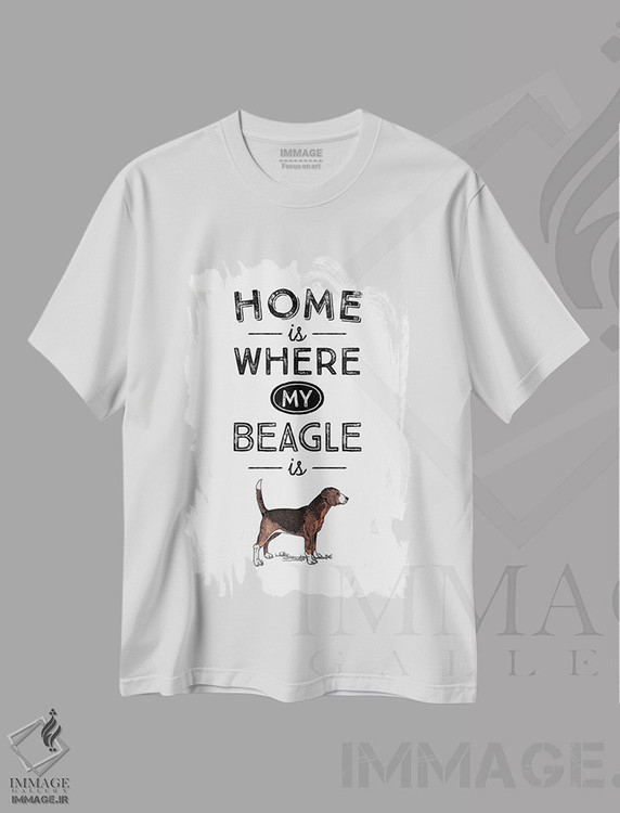 تیشرت طرح دار بیگل، تایپوگرافی اثر پوسترهای طراحی آلچرا | immage.ir