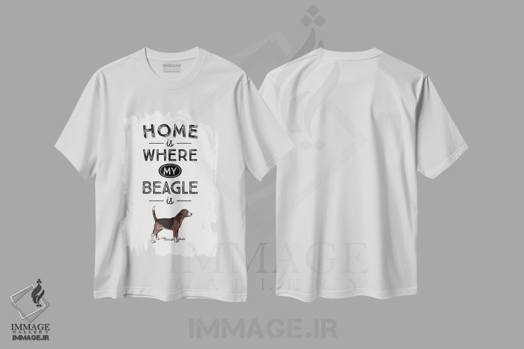تیشرت طرح دار بیگل، تایپوگرافی اثر پوسترهای طراحی آلچرا | immage.ir