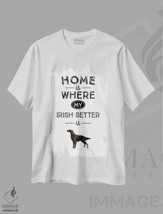 تیشرت طرح دار ایریش ستر، تایپوگرافی اثر پوسترهای طراحی آلچرا | فروشگاه ایماژ