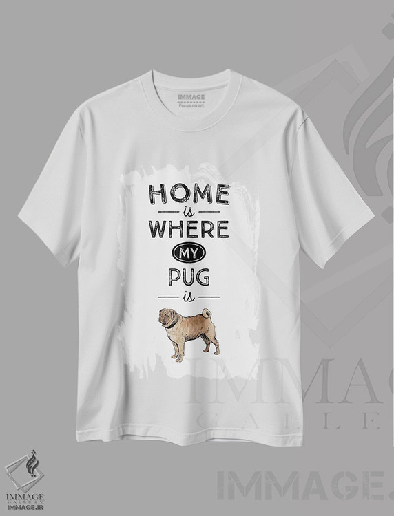 تیشرت طرح دار پاگ، تایپوگرافی اثر پوسترهای طراحی آلچرا | immage.ir