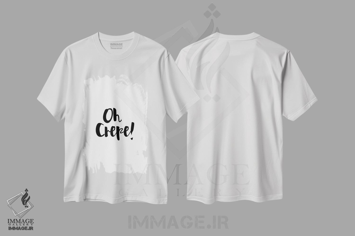 تیشرت طرح دار اوه کرپ!، تایپوگرافی اثر پوسترهای طراحی آلچرا | immage.ir