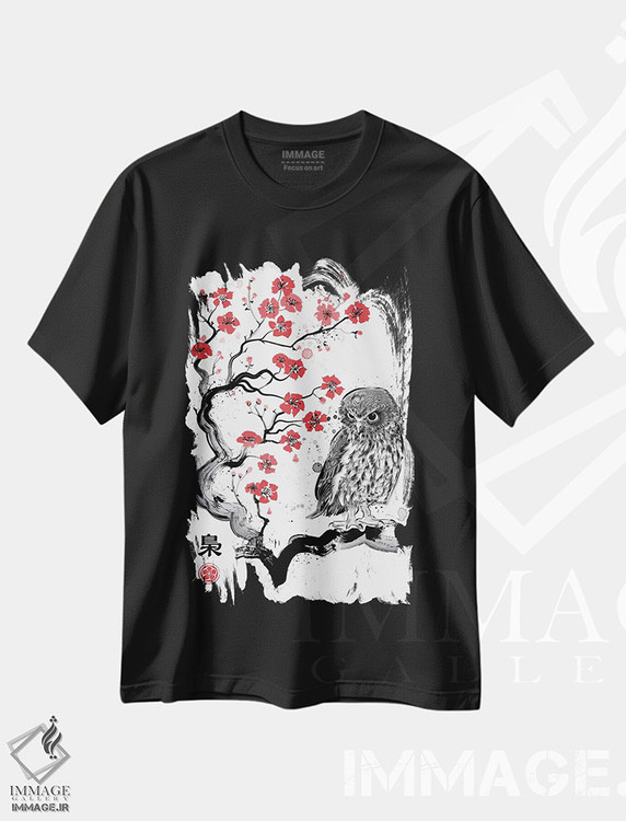 تیشرت طرح دار فوکورو سومیه، هنر دیجیتال اثر آنتونیو کامارنا | فروشگاه ایماژ