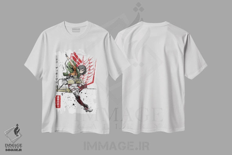 تیشرت طرح دار سرباز میکاسا، انیمه اثر آنتونیو کامارنا | immage.ir