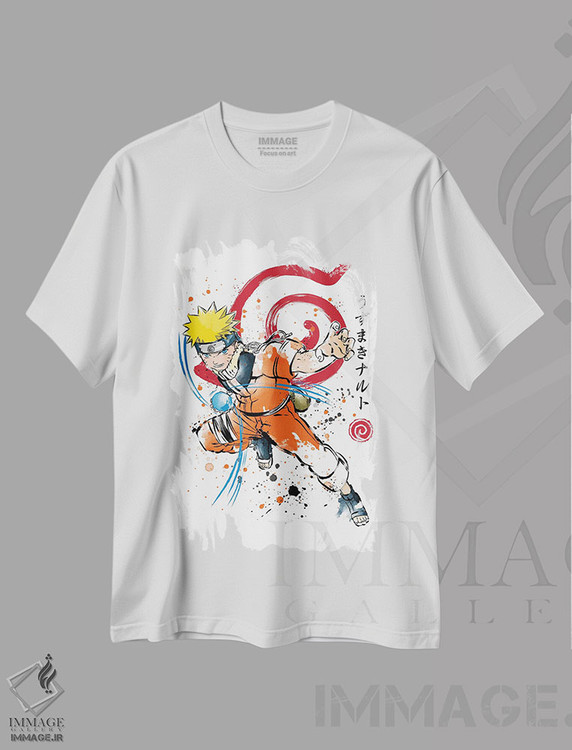 تیشرت طرح دار خشم راسنگان، انیمه اثر آنتونیو کامارنا | فروشگاه ایماژ