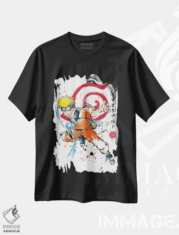 تیشرت طرح دار خشم راسنگان، انیمه اثر آنتونیو کامارنا | immage.ir