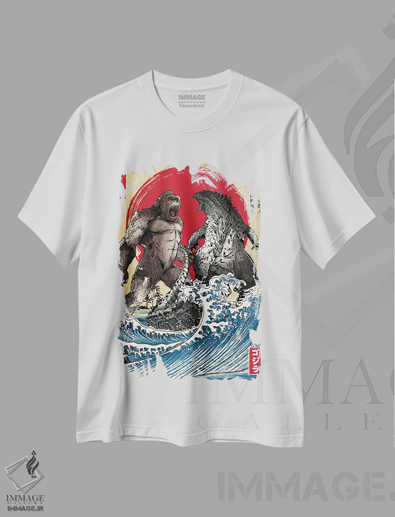 تیشرت طرح دار نبرد برای اعصار، دکور آسیایی اثر آنتونیو کامارنا | immage.ir