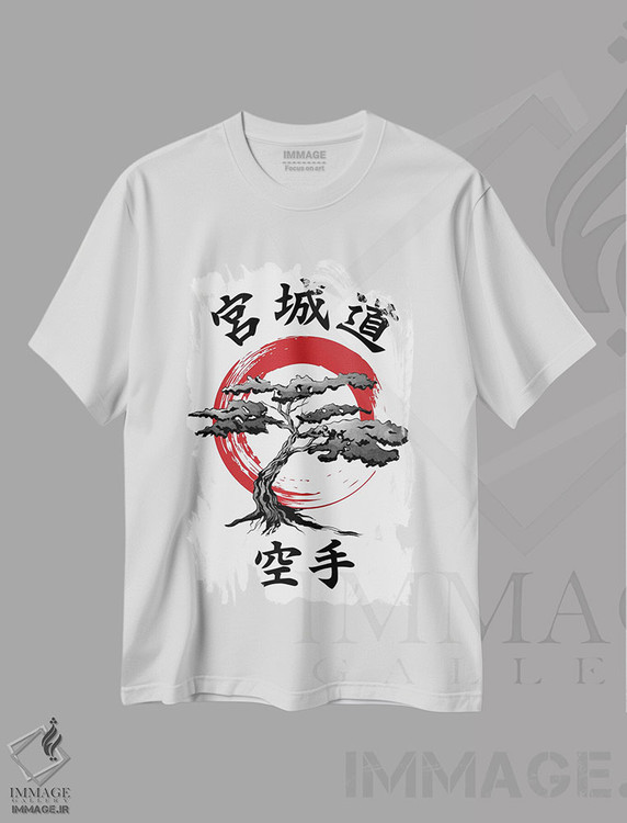 تیشرت طرح دار میاگی دو، دکور آسیایی اثر آنتونیو کامارنا | immage.ir