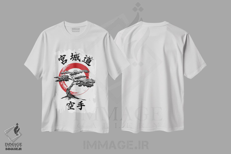 تیشرت طرح دار میاگی دو، دکور آسیایی اثر آنتونیو کامارنا | immage.ir