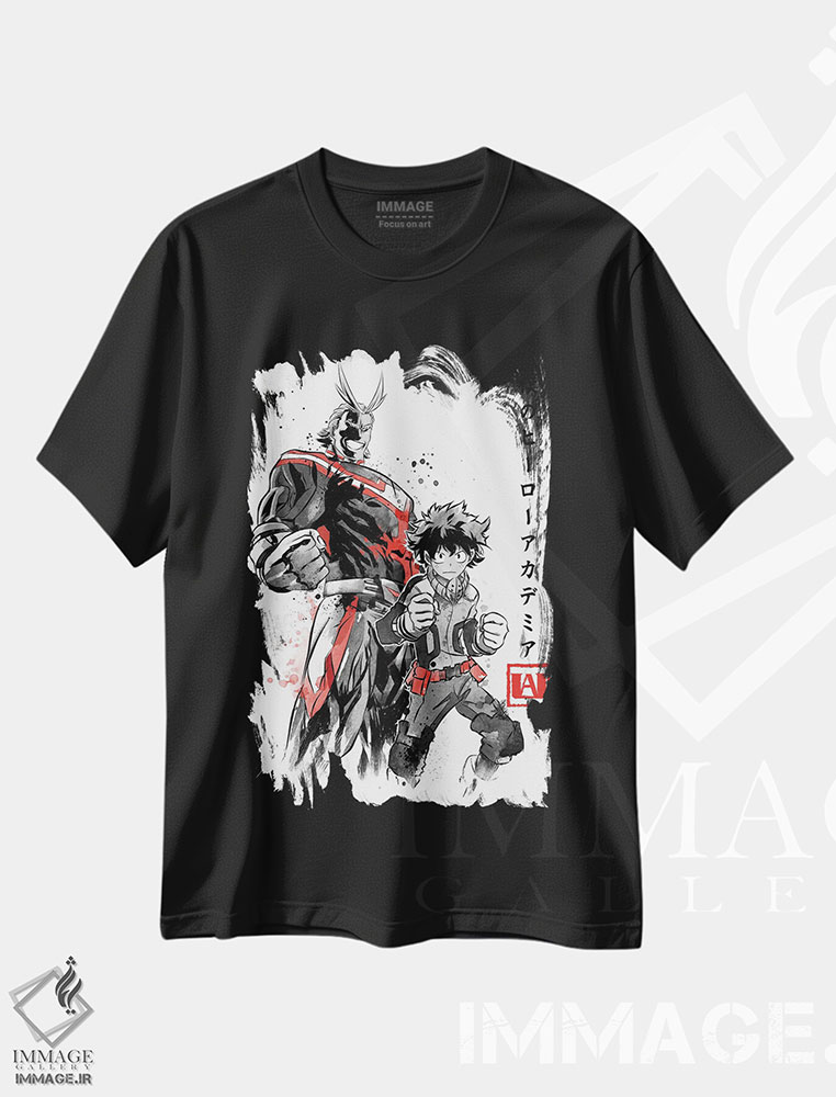 تیشرت طرح دار مدرسه قهرمانان، انیمه اثر آنتونیو کامارنا | immage.ir