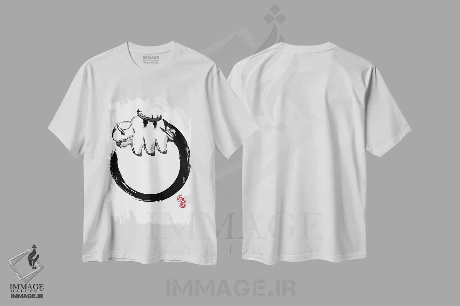 تیشرت طرح دار انسو، گاومیش پرنده، هنر دیجیتال اثر آنتونیو کامارنا | immage.ir