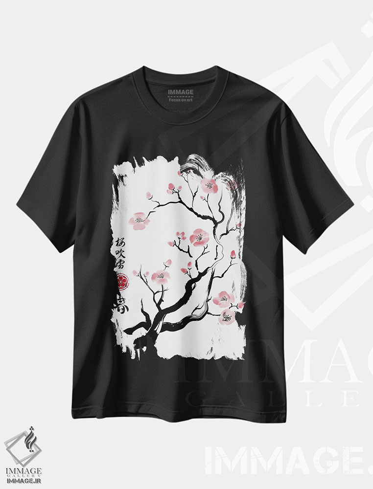 تیشرت طرح دار رنگ های بهاری در ژاپن، مدیوم اثر آنتونیو کامارنا | immage.ir
